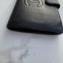Load image into Gallery viewer, PRELOVED Chanel Caviar Timeless CC French Wallet Black
