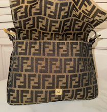 Load image into Gallery viewer, PRELOVED FENDI Zucca Mama Baguette
