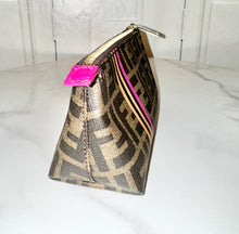 Load image into Gallery viewer, PRELOVED FENDI Zucca Cosmetic Bag
