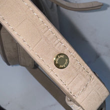 Load image into Gallery viewer, Polène Nubuck Suede Croc Embossed Numero Dix - Taupe
