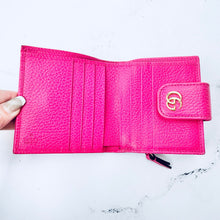 Load image into Gallery viewer, Gucci Calfskin Wallet Hot Pink
