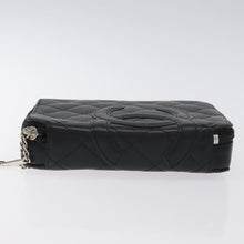 Load image into Gallery viewer, Chanel Calfskin Quilted Cambon Zip Around Cosmetic Pouch
