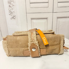 Load image into Gallery viewer, CHRISTIAN DIOR Shearling Flight Shoulder Bag
