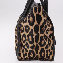 Load image into Gallery viewer, CELINE Leopard Pony Hair Mini Luggage Tote
