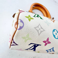 Load image into Gallery viewer, Louis Vuitton X Takashi Murakami Multicolor Blanc Monogram Mini Speedy
