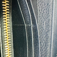 Load image into Gallery viewer, Prada Black Vitello Continental Zippy Wallet
