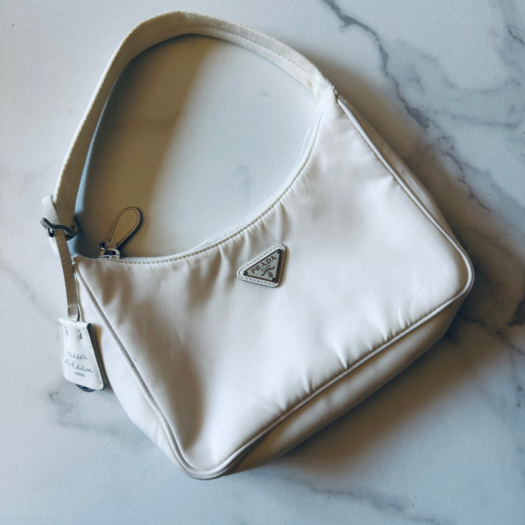 Prada Nylon Re-Edition 2000 White