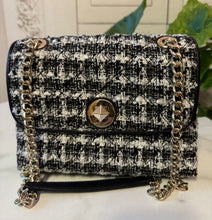 Load image into Gallery viewer, Tweed Bundle:  Tory Burch Miller Lug Sole Boots Size 7 and Kate Spade Tweed Bag
