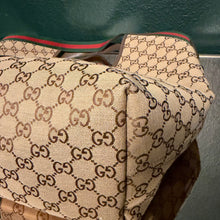 Load image into Gallery viewer, GUCCI GG Monogram Web Large Giglio Tote
