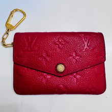 Load image into Gallery viewer, Louis Vuitton Empreinte Leather Red Key Pouch
