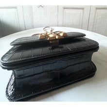 Load image into Gallery viewer, BRAND NEW Tory Burch Bundle: Eleanor Croc Embossed Small Convertible Shoulder Bag and Card Holder

