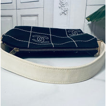 Load image into Gallery viewer, Chanel Canvas Chocolate Bar Shoulder Bag
