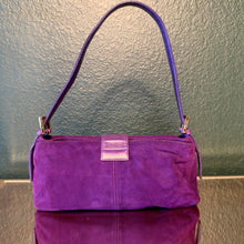 Load image into Gallery viewer, Fendi Purple Suede Baguette
