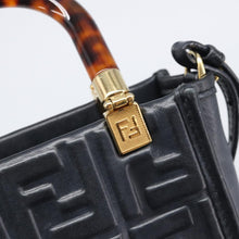 Load image into Gallery viewer, Fendi Vitello FF Embossed Mini Fendi Sunshine Shopper Tote
