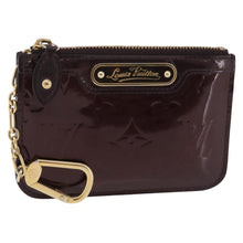 Load image into Gallery viewer, Louis Vuitton Amarante Vernis Monogram Key Pouch
