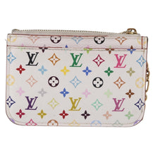 Load image into Gallery viewer, Louis Vuitton X Takashi Murakami Monogram Multicolor Blanc Key Pouch
