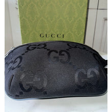 Load image into Gallery viewer, BRAND NEW Gucci Jumbo GG Canvas Bumbag Black

