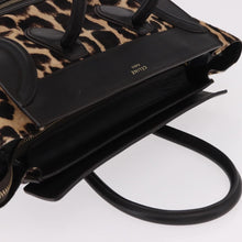 Load image into Gallery viewer, CELINE Leopard Pony Hair Mini Luggage Tote
