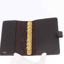 Load image into Gallery viewer, Chanel Chocolate Brown Caviar Leather Medium Ring Agenda
