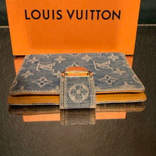 Load image into Gallery viewer, Louis Vuitton Denim Monogram Small Ring Agenda
