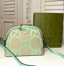 Load image into Gallery viewer, BRAND NEW Gucci Dome Jumbo GG Shoulder Bag Pepperlight Mint
