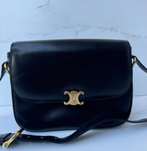 Load image into Gallery viewer, PRELOVED Celine Shiny Calfskin Classic Triomphe Shoulder Bag and Wallet Bundle
