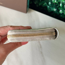 Load image into Gallery viewer, GUCCI Metallic Monogram Zippy Wallet
