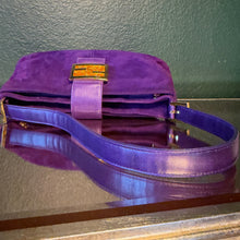 Load image into Gallery viewer, Fendi Purple Suede Baguette
