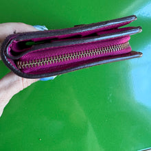 Load image into Gallery viewer, Louis Vuitton Monogram Perforated Compact Zipped Wallet Fuchsia
