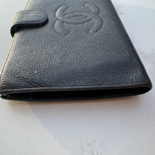 Load image into Gallery viewer, PRELOVED Chanel Caviar Timeless CC French Wallet Black
