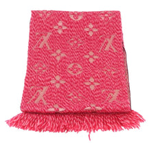 Load image into Gallery viewer, Louis Vuitton Logomania Shine Wool/ Silk Scarf Pink
