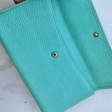 Load image into Gallery viewer, Tiffany &amp; Co. Leather Turnlock Wallet
