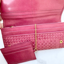 Load image into Gallery viewer, Prada Madras Continental Woven Leather Wallet
