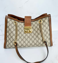 Load image into Gallery viewer, PRELOVED Gucci Padlock GG Medium Shoulder Bag
