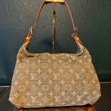 Load image into Gallery viewer, Louis Vuitton Monogram Denim Baggy PM Green Lichen
