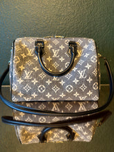 Load image into Gallery viewer, Louis Vuitton Bundle: Monogram Jacquard Denim Speedy 25  Bandouliere and Zippy Wallet
