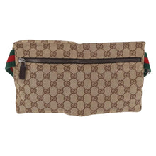 Load image into Gallery viewer, GUCCI Monogram Double Pocket Belt Bag
