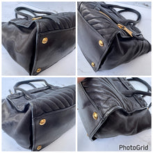 Load image into Gallery viewer, Miu Miu Black Nappa Leather Biker Tote
