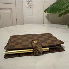 Load image into Gallery viewer, Louis Vuitton Damier Ebene Small Ring Agenda

