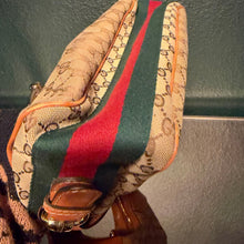 Load image into Gallery viewer, Gucci GG Canvas Heritage Web Horsebit Hobo
