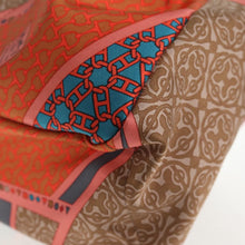 Load image into Gallery viewer, HERMES Silk Barenia Carre en Cravates Fourbi 25
