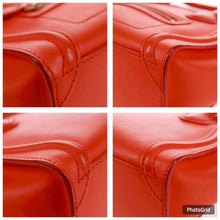 Load image into Gallery viewer, CELINE Drummed Calfskin Nano Luggage Vermillion
