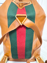 Load image into Gallery viewer, PRELOVED GUCCI Vintage Leather Backpack
