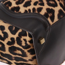 Load image into Gallery viewer, CELINE Leopard Pony Hair Mini Luggage Tote
