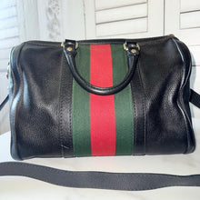Load image into Gallery viewer, Gucci Calfskin Leather Black Boston Bandouliere Bag
