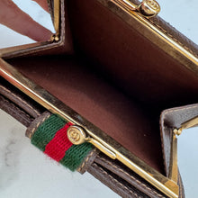 Load image into Gallery viewer, Gucci Supreme Canvas Compact Wallet
