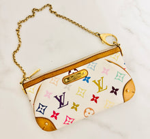 Load image into Gallery viewer, PRELOVED Louis Vuitton Takashi Murakami Monogram Multicolor Blanc Pochette Milla MM
