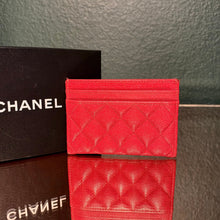 Load image into Gallery viewer, Chanel Caviar Quilted Boy Card Holder
