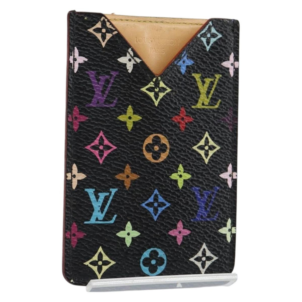 Louis Vuitton X Takashi Murakami Monogram Multicolor Noir Card Case