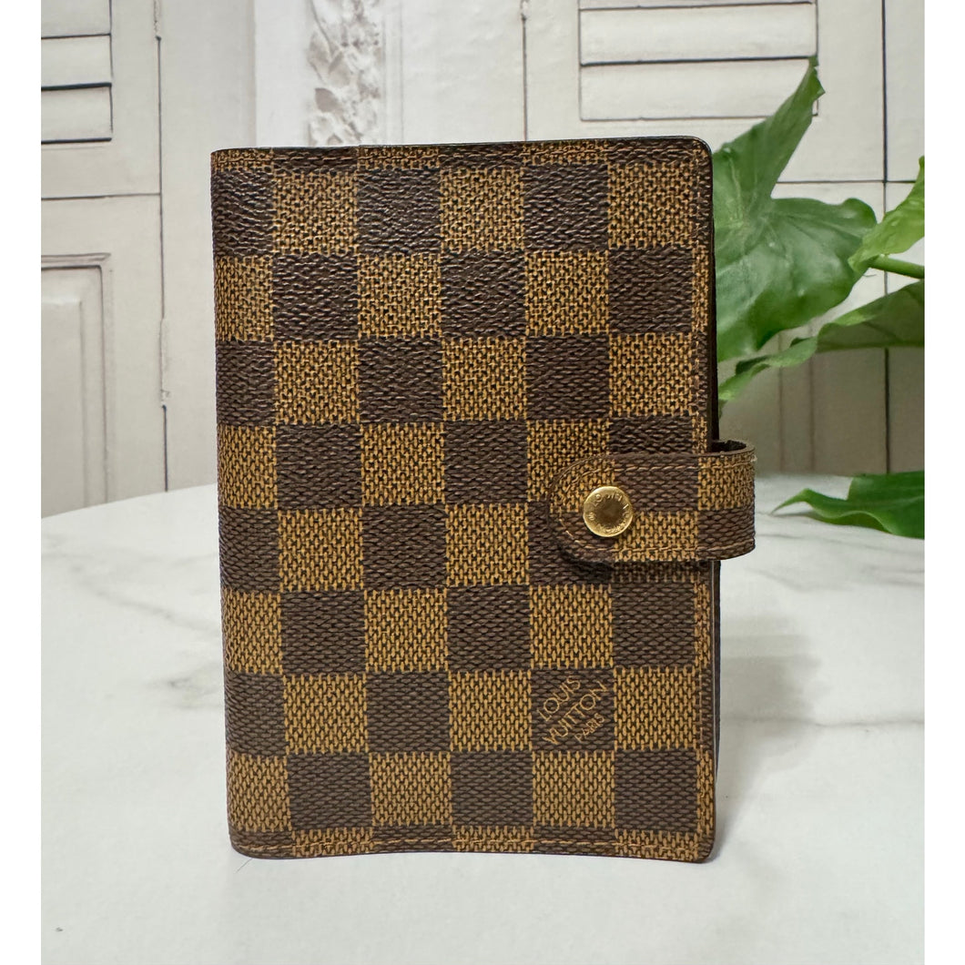Louis Vuitton Damier Ebene Small Ring Agenda
